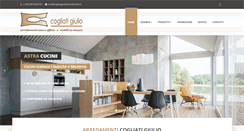 Desktop Screenshot of cogliatigiulioarredamenti.it